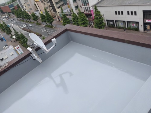 施工後　朝倉市　防水工事