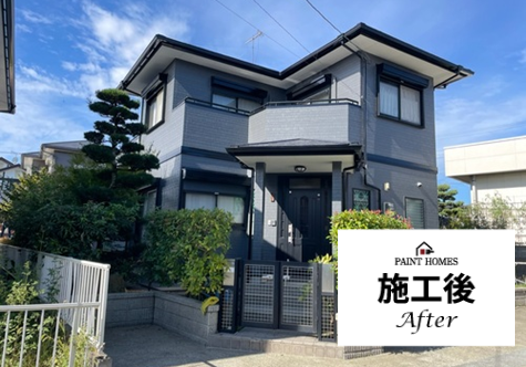 施工後　大川市　外壁塗装30~39 90~129