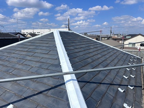 葛飾区戸建ての屋根塗装工事　25428